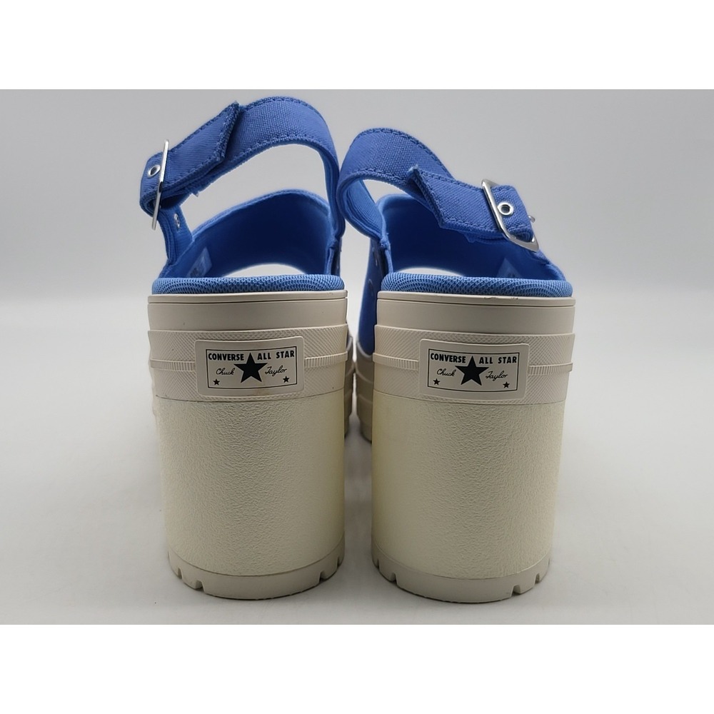 Converse Chuck 70 De Luxe Womens 6.5 Blue Sandal Platform Chunky Heel A13810F - Picture 6 of 9